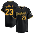 Rebec P.Pirates #23 Mitch Keller Player Black Home Limited Stitched Jerseys