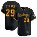 Rebec P.Pirates #29 Ryan O'Hearn Player Black Alt Home Limited Stitched Jerseys