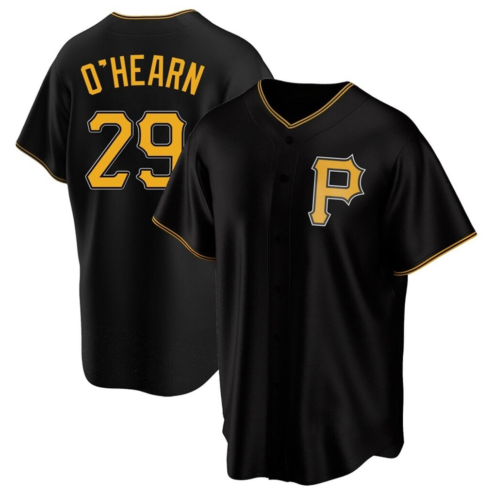 Rebec P.Pirates #29 Ryan O¡¯Hearn Player Black Alternate 2025 Home Game Stitched Jerseys