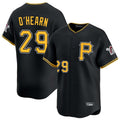 Rebec P.Pirates #29 Ryan O'Hearn Player Black Alternate Limited Game Stitched Jerseys