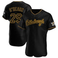 Rebec P.Pirates #29 Ryan O¡¯Hearn Player Black Home Limited Elite Stitched Jerseys