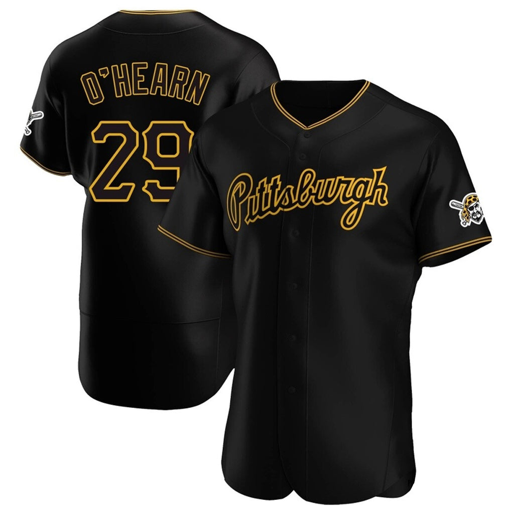 Rebec P.Pirates #29 Ryan O¡¯Hearn Player Black Home Limited Elite Stitched Jerseys