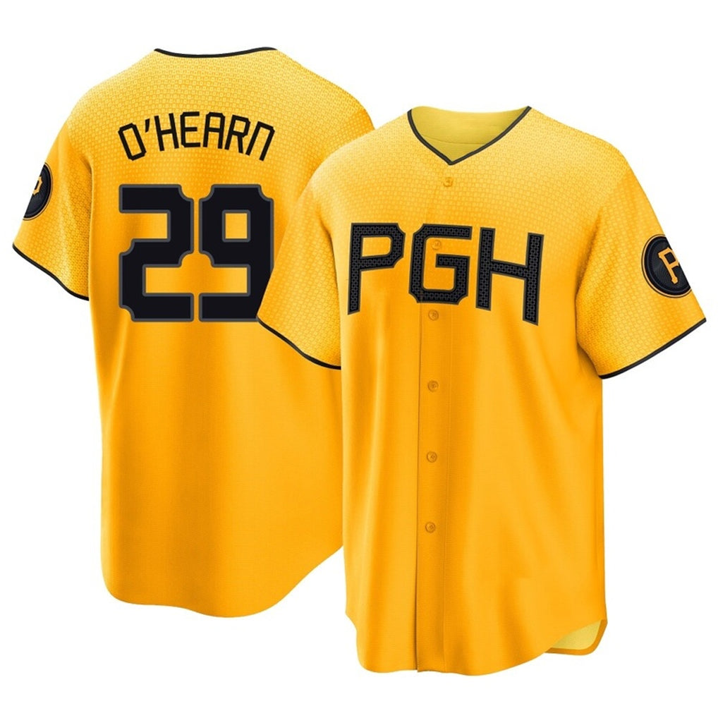 Rebec P.Pirates #29 Ryan O¡¯Hearn Player Gold City Connect Home Game Stitched Jerseys