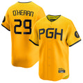 Rebec P.Pirates #29 Ryan O¡¯Hearn Player Gold City Connect Home Limited Stitched Jerseys