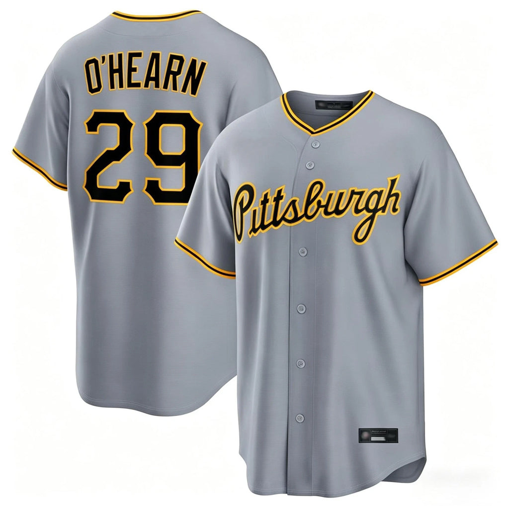 Rebec P.Pirates #29 Ryan O¡¯Hearn Player Gray Road Home Limited Game Stitched Jerseys