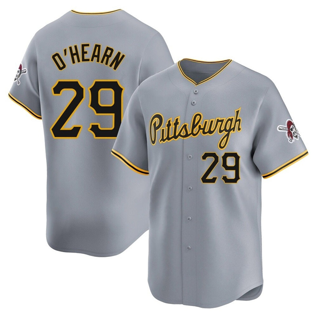 Rebec P.Pirates #29 Ryan O¡¯Hearn Player Gray Road Home Limited Stitched Jerseys