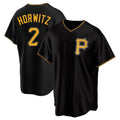 Rebec P.Pirates #2 Spencer Horwitz Player Black Alternate 2025 Home Game Stitched Jerseys