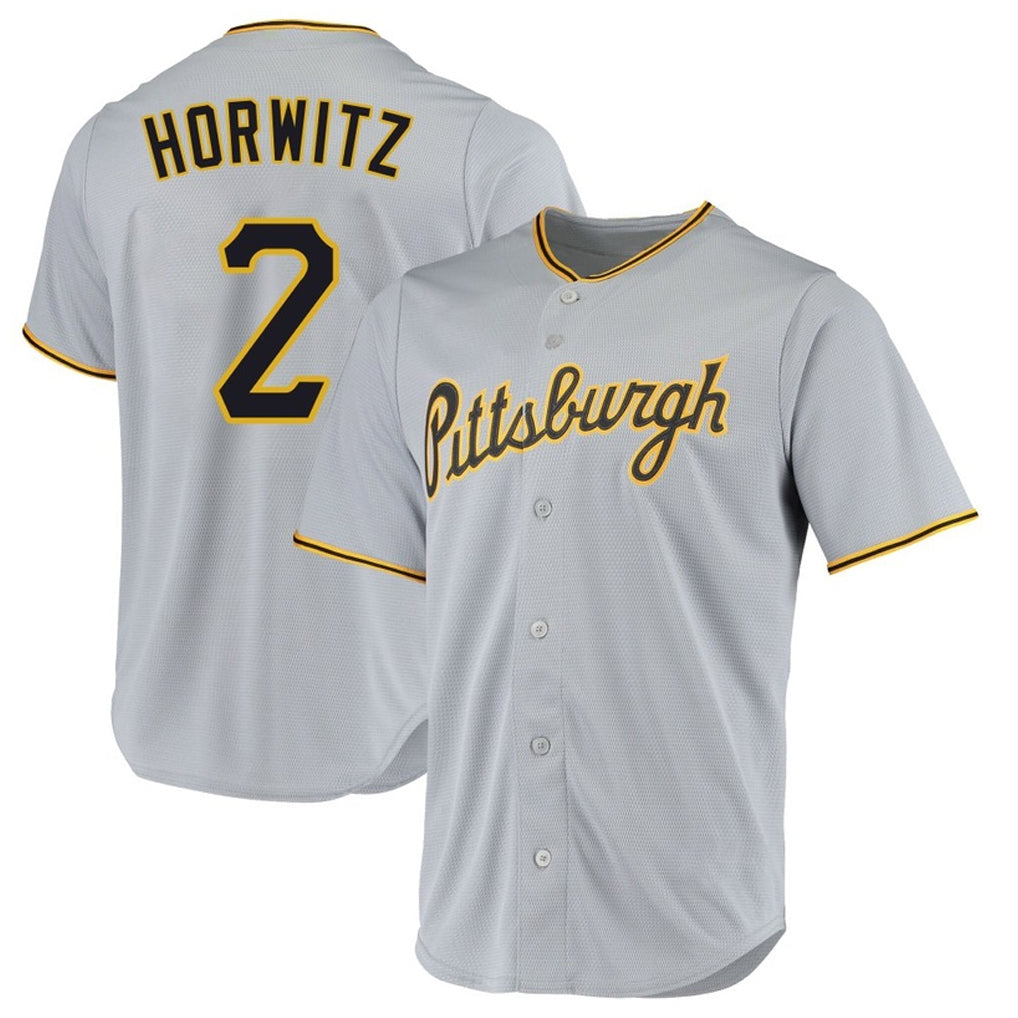 Rebec P.Pirates #2 Spencer Horwitz Player Gray Road Home Game Stitched Jerseys