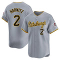 Rebec P.Pirates #2 Spencer Horwitz Player Gray Road Home Limited Stitched Jerseys