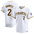 Rebec P.Pirates #2 Spencer Horwitz Player White Home Limited Stitched Jerseys