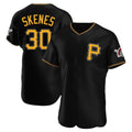 Rebec P.Pirates #30 Paul Skenes Player Black Alternate 2025 Home Limited Elite Stitched Jerseys