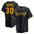 Rebec P.Pirates #30 Paul Skenes Player Black Home Game Stitched Jerseys