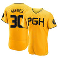 Rebec P.Pirates #30 Paul Skenes Player Gold City Connect Home Limited Elite Stitched Jerseys