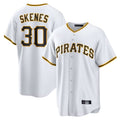 Rebec P.Pirates #30 Paul Skenes Player White Home Game Stitched Jerseys