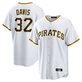 Rebec P.Pirates #32 Henry Davis Player White Home Game Stitched Jerseys