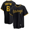 Rebec P.Pirates #6 Konnor Griffin Player Black Alt Home Game Stitched Jerseys