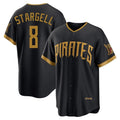 Rebec P.Pirates #8 Willie Stargell Player Black 2026 City Connect Home Limited Stitched Jerseys