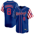 Rebec P.Pirates #8 Willie Stargell Player Royal 2025 Independence Day Vapor Premier Limited Stitched Jerseys