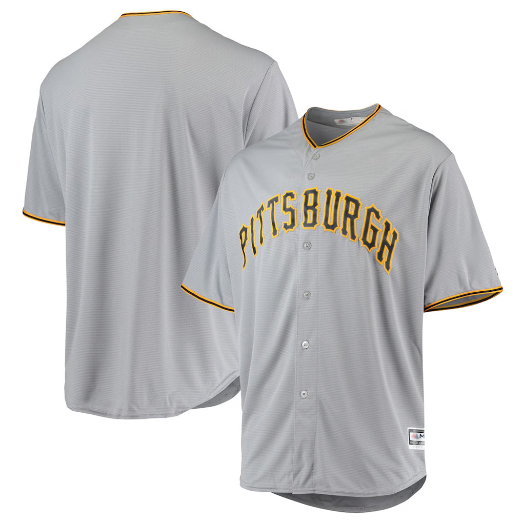 Rebec P.Pirates Blank Player Gray Road Home Game Stitched Jerseys