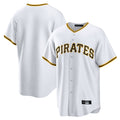 Rebec P.Pirates Blank Player White Home Game Stitched Jerseys