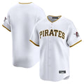 Rebec P.Pirates Blank Player White Home Limited Stitched Jerseys