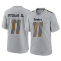 Rebec P.Steelers #11 Michael Pittman Jr. Player Gray Atmosphere Fashion Home Game Stitched Jerseys