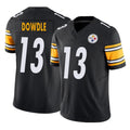 Rebec P.Steelers #13 Rico Dowdle Player Black Limited Vapor F.U.S.E. Home Game Stitched Jerseys