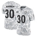 Rebec P.Steelers #30 Jaylen Warren Player Arctic Camo Limited Salute To Service Home Game Stitched Jerseys