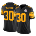 Rebec P.Steelers #30 Jaylen Warren Player Black Limited 2nd Alternate Vapor F.U.S.E. Home Game Stitched Jerseys