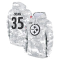 Rebec P.Steelers #35 Jamel Dean Player Arctic Camo Limited Salute to Service Pullover Hoodies Game Stitched Jerseys