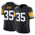Rebec P.Steelers #35 Jamel Dean Player Black Limited Alternate Vapor F.U.S.E. Home Game Stitched Jerseys