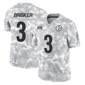 Rebec P.Steelers #3 Jaquan Brisker Player Arctic Camo Limited Salute To Service Home Game Stitched Jerseys