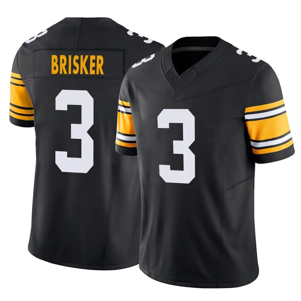 Rebec P.Steelers #3 Jaquan Brisker Player Black Limited Alternate Vapor F.U.S.E. Home Game Stitched Jerseys