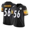 Rebec P.Steelers #56 Alex Highsmith Player Black Limited Vapor F.U.S.E. Home Game Stitched Jerseys