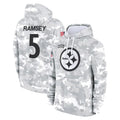 Rebec P.Steelers #5 Jalen Ramsey Player Arctic Camo Limited Salute to Service Pullover Hoodies Game Stitched Jerseys
