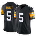 Rebec P.Steelers #5 Jalen Ramsey Player Black Limited Alternate Vapor F.U.S.E. Home Game Stitched Jerseys