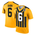 Rebec P.Steelers #6 Patrick Queen Player Gold Legend Limited 1933 Throwback Performance Home Game Stitched Jerseys