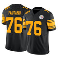 Rebec P.Steelers #76 Troy Fautanu Player Black Limited 2nd Alternate Vapor F.U.S.E. Home Game Stitched Jerseys