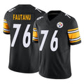 Rebec P.Steelers #76 Troy Fautanu Player Black Limited Vapor F.U.S.E. Home Game Stitched Jerseys
