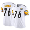 Rebec P.Steelers #76 Troy Fautanu Player White Limited Vapor F.U.S.E. Home Game Stitched Jerseys