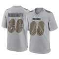 Rebec P.Steelers #88 Pat Freiermuth Player Gray Atmosphere Fashion Home Game Stitched Jerseys