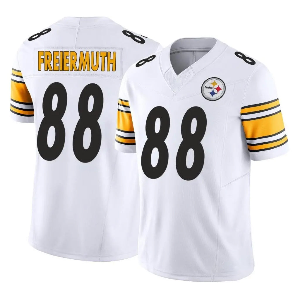 Rebec P.Steelers #88 Pat Freiermuth Player White Limited Vapor F.U.S.E. Home Game Stitched Jerseys