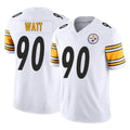 Rebec P.Steelers #90 T.J. Watt Player White Limited Vapor F.U.S.E. Home Game Stitched Jerseys