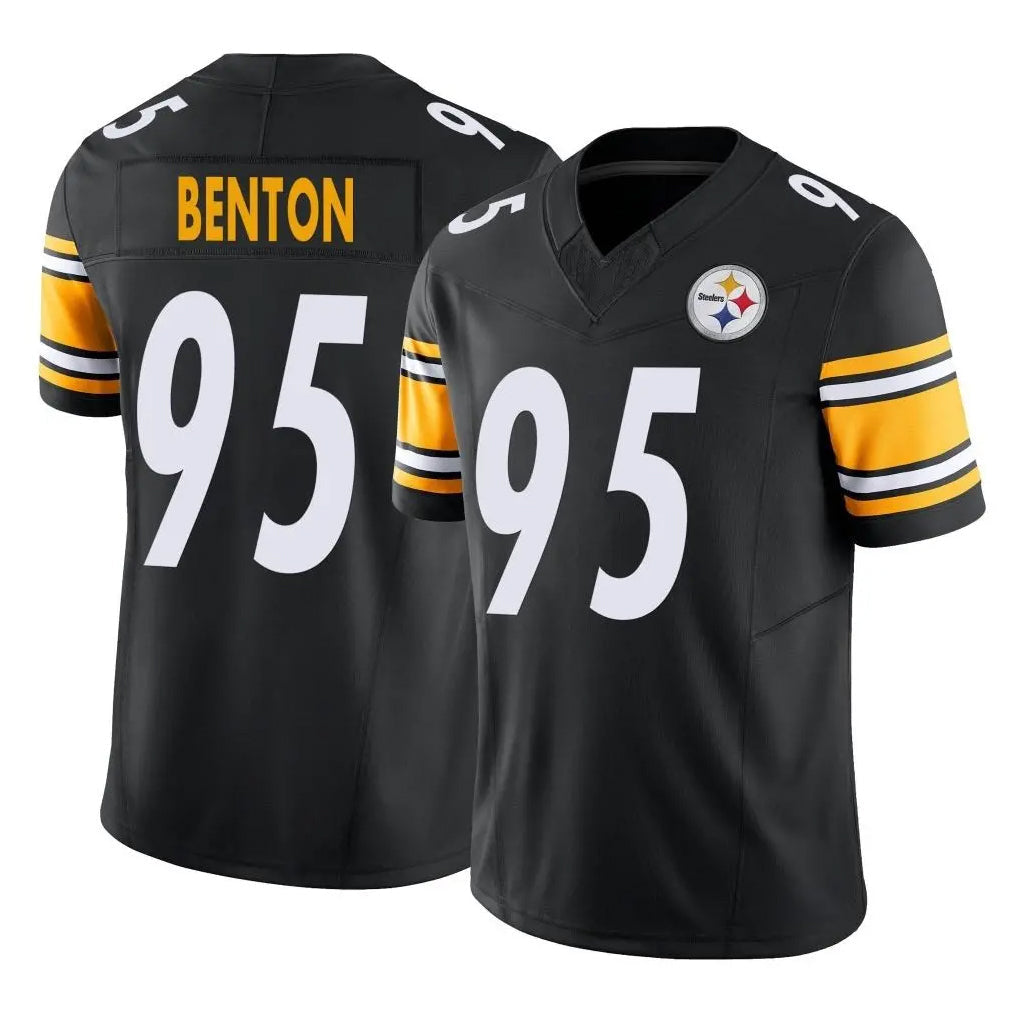 Rebec P.Steelers #95 Keeanu Benton Player Black Limited Vapor F.U.S.E. Home Game Stitched Jerseys