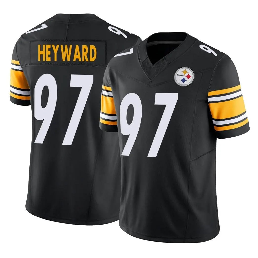 Rebec P.Steelers #97 Cameron Heyward Player Black Limited Vapor F.U.S.E. Home Game Stitched Jerseys