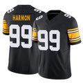 Rebec P.Steelers #99 Derrick Harmon Player Black Limited Alternate Vapor F.U.S.E. Home Game Stitched Jerseys