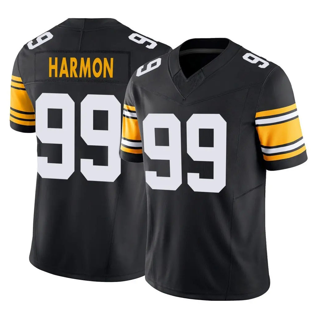 Rebec P.Steelers #99 Derrick Harmon Player Black Limited Alternate Vapor F.U.S.E. Home Game Stitched Jerseys