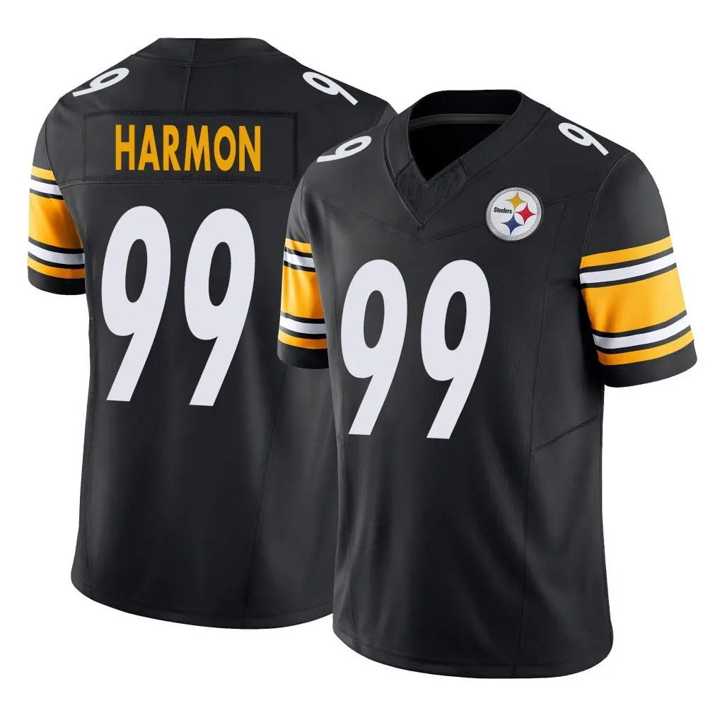 Rebec P.Steelers #99 Derrick Harmon Player Black Limited Vapor F.U.S.E. Home Game Stitched Jerseys