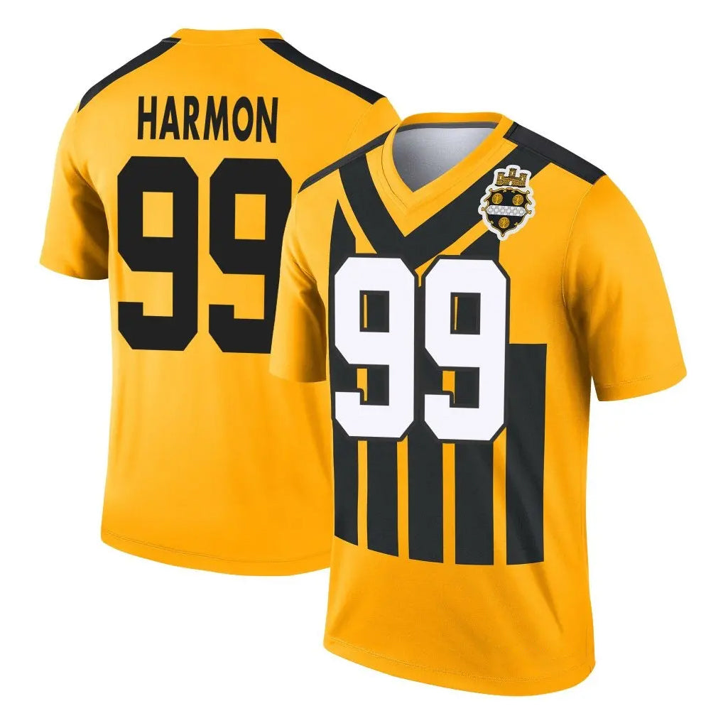 Rebec P.Steelers #99 Derrick Harmon Player Gold Legend Limited 1933 Throwback Performance Home Game Stitched Jerseys