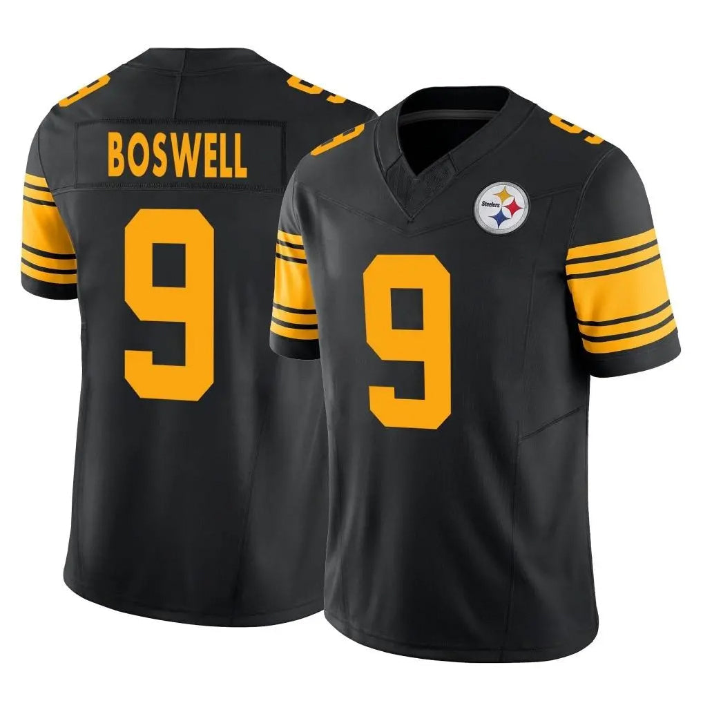 Rebec P.Steelers #9 Chris Boswell Player Black Limited 2nd Alternate Vapor F.U.S.E. Home Game Stitched Jerseys